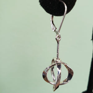 LC15 - 2 Curved Hoop Earrings by Lee Cohn
