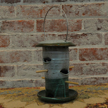 4 perch ceramic bird feeder by Art Baird