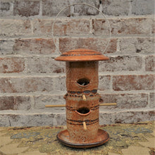 6 perch ceramic bird feeder by Art Baird