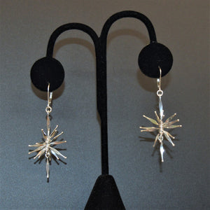  Sterling silver mobile earrings by Lee Cohn