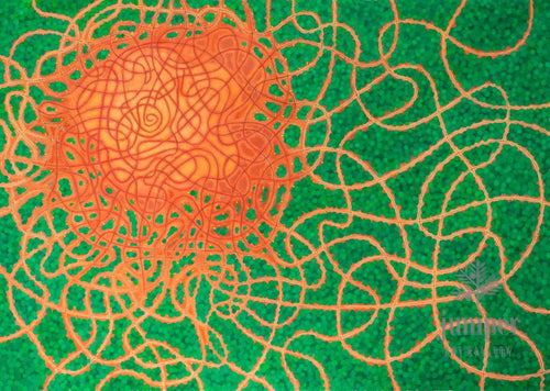 Clear Cutting is a signed reproduction from the original painting by David J Emerson Young.