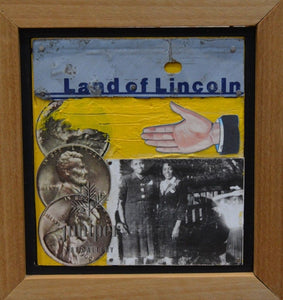 Land of Lincoln, mixed media by Patrick Donley