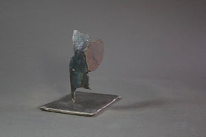 Go Ahead, I'm Listening, steel sculpture by Bert Gilbert
