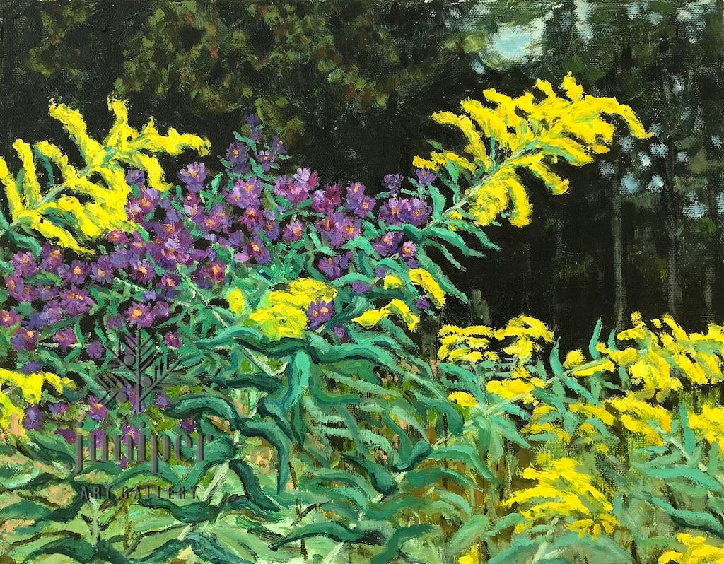Asters and Goldenrod by Grace (Butedma) Gonso