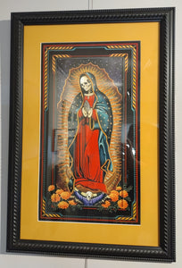 (Framed Reproduction) Guadalupe de los Muertos, by Linda Bark'Karie