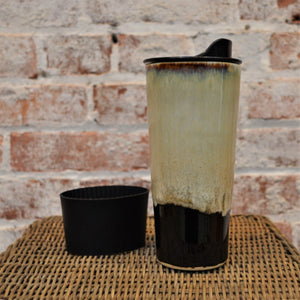 20 oz Ceramic Travel Mug (Earth Glaze) by Hannah Martin