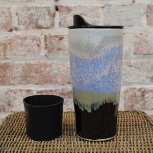 20 oz Ceramic Travel Mug (Serenity Glaze) by Hannah Martin