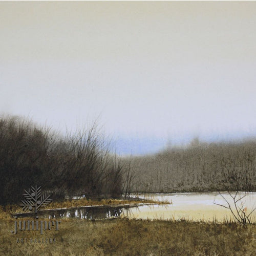 River Cove, watercolor by Allen Hutton
