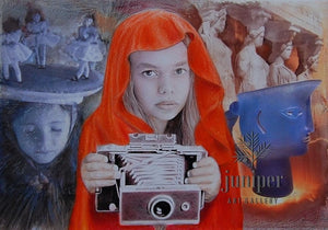 photographing ancestors, mixed media by Ransom Haile