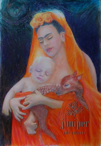 "untitled" pencil and colored pencil by Ransom Haile