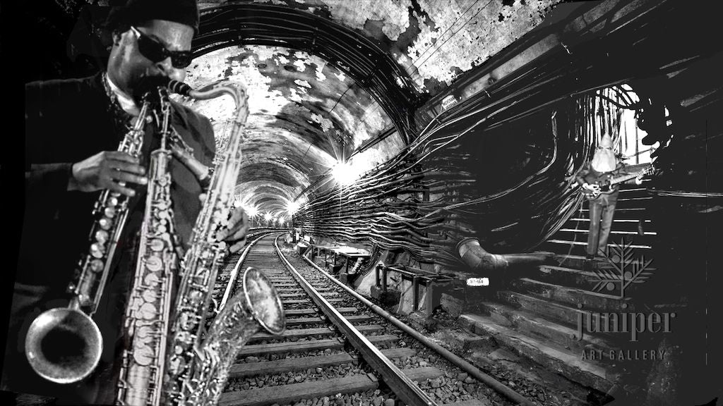 subterranean (sonic waves at various levels)  by Ransom Haile