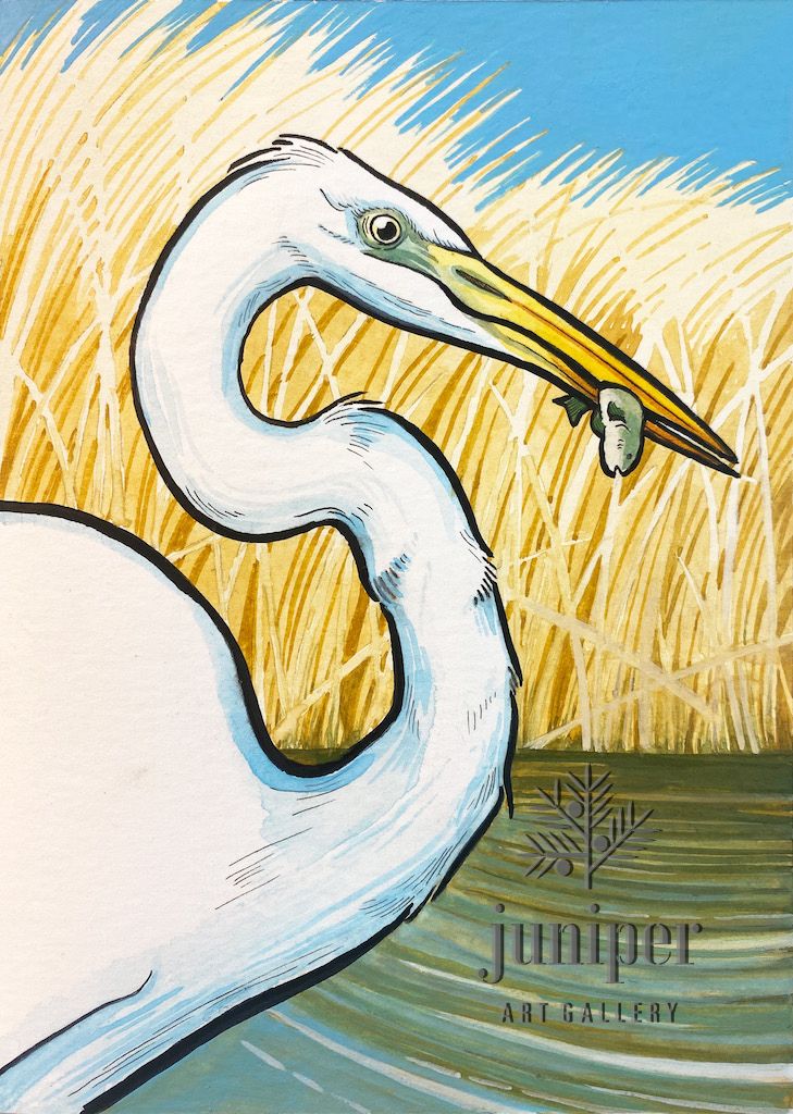 Egret by Allison Horner