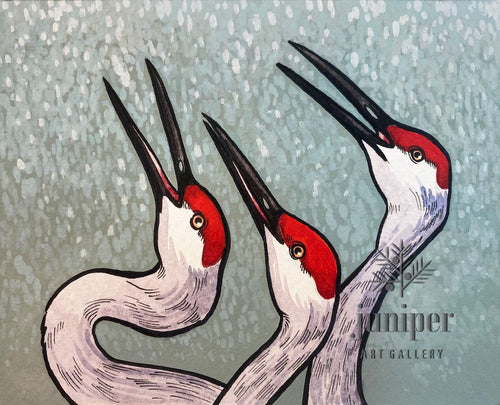 Sandhill Cranes by Allison Horner