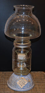 Lantern and Ceramic Candle Holder by Jenny Stankiewicz