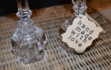 Crystal Candle Holder Set (detail of crystal base) by Jenny Stankiewicz