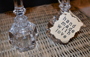 Crystal Candle Holder Set (detail of crystal base) by Jenny Stankiewicz