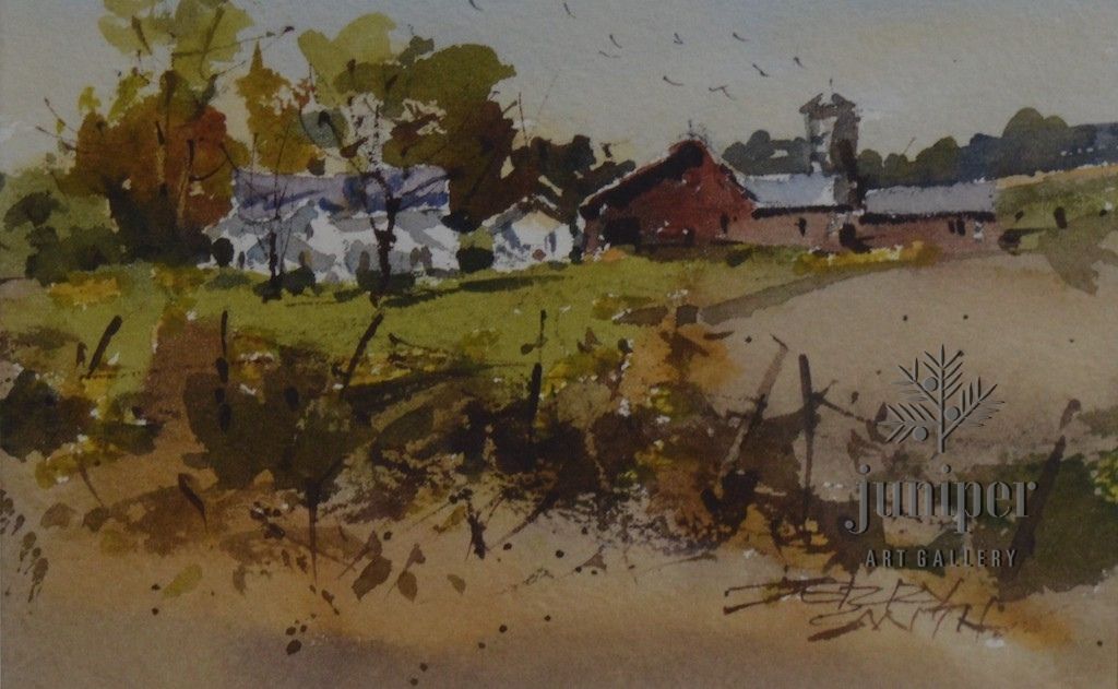 (Unframed) JS21-01 original watercolor by Jerry Smith