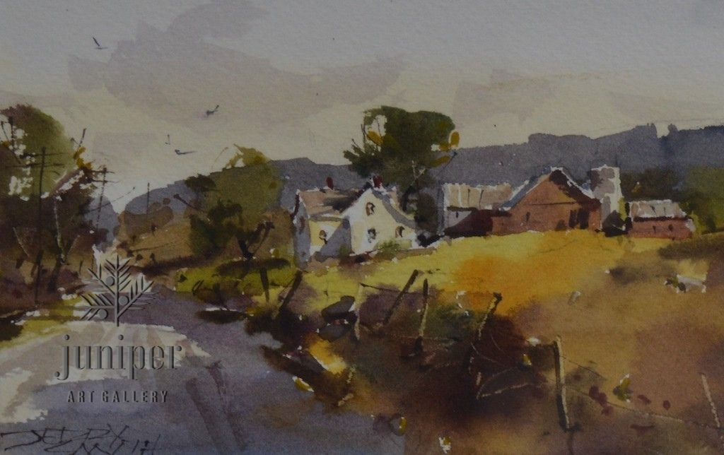 (Unframed) JS21-03 original watercolor by Jerry Smith