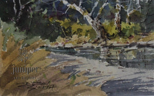 (Unframed) JS21-04 original watercolor by Jerry Smith