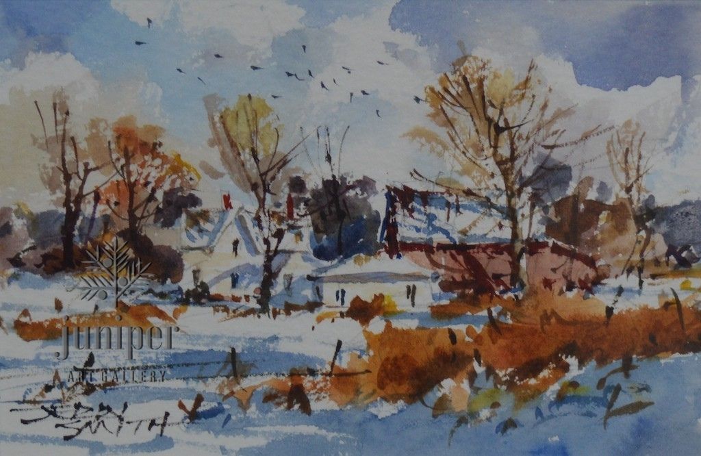 (Unframed) JS21-09 original watercolor by Jerry Smith