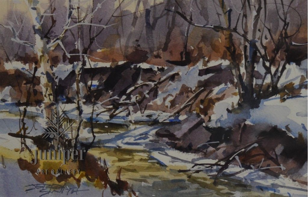 (Unframed) JS21-16 original watercolor by Jerry Smith