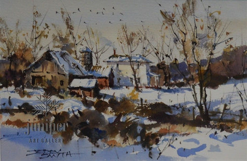 (Unframed) JS21-19 original watercolor by Jerry Smith