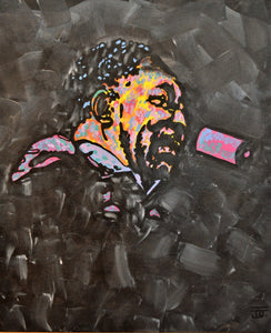 Muddy Waters, acrylic painting by Joel Washington