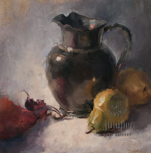 Pears and Pitcher by Pamela C. Newell