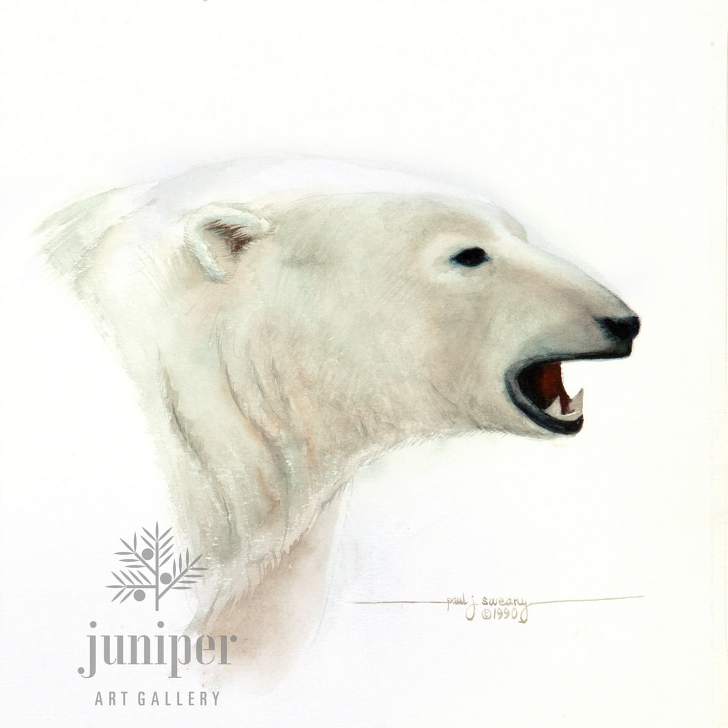 Polar Portrait, reproduction from an original watercolor by Paul J Sweany