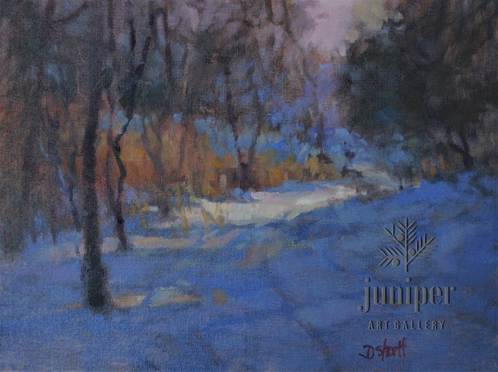 Looking for Poetry, unframed oil painting by Donna Shortt