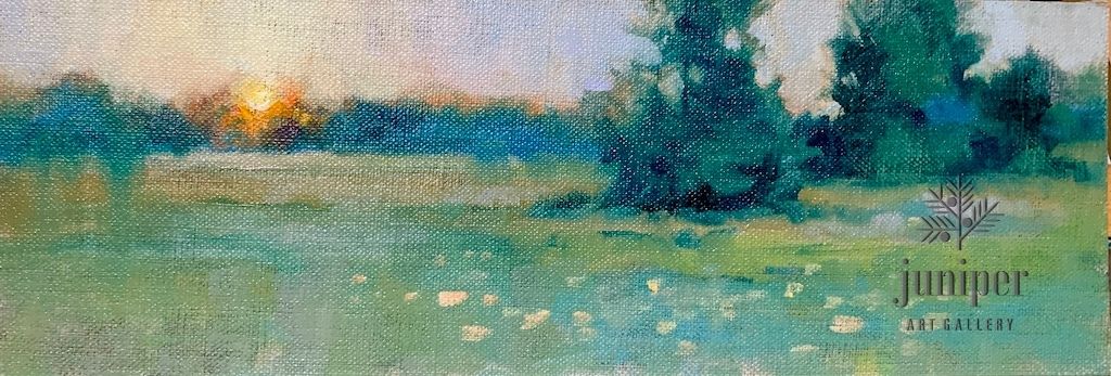 Rural Horizon, unframed oil painting by Donna Shortt