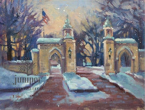 (Unframed) Sample Gates Winter by Donna Shortt