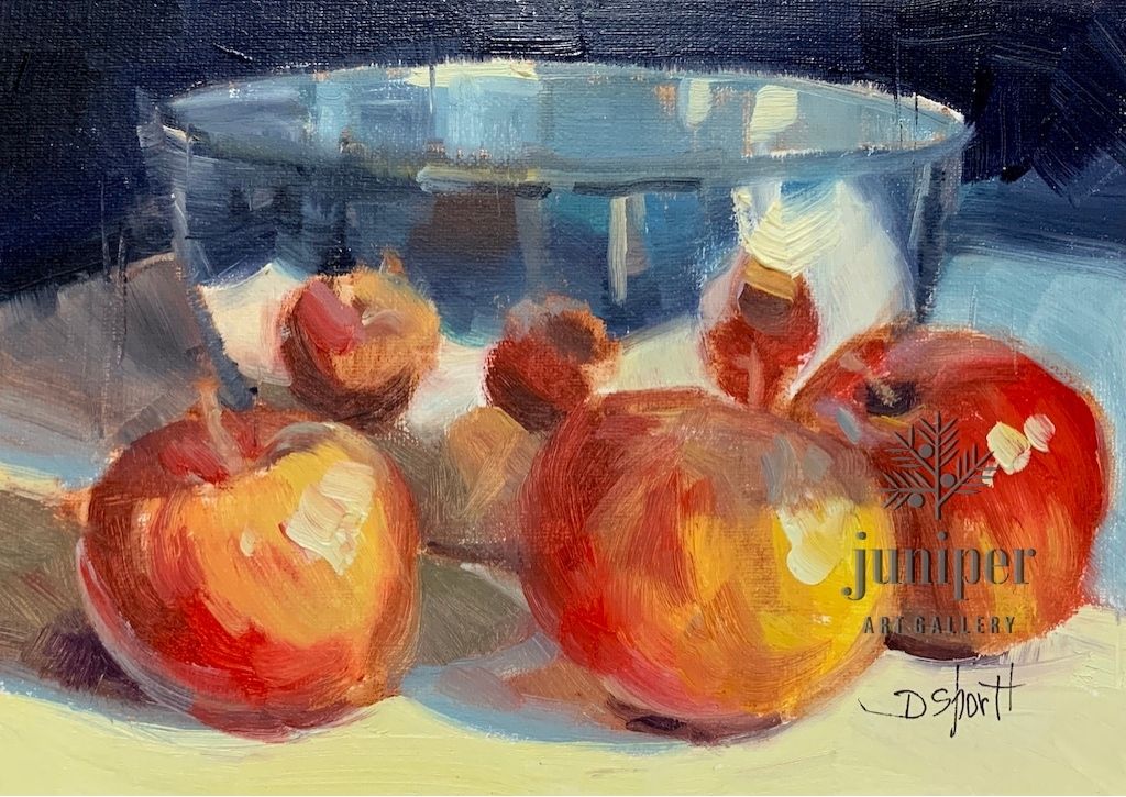 (Unframed) Vanity Apples by Donna Shortt