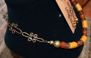 African Necklace & Earring Set (detail)