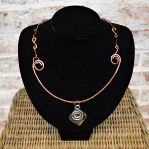 Celtic Inspired Spiral Necklace by Kristine Starr