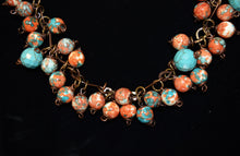 Turquoise and Magnasite Necklace (detail) by Kristine Starr