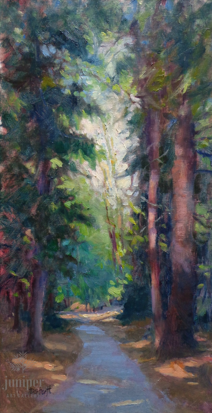 SOLD! Walk Between, oil painting by Donna Shortt
