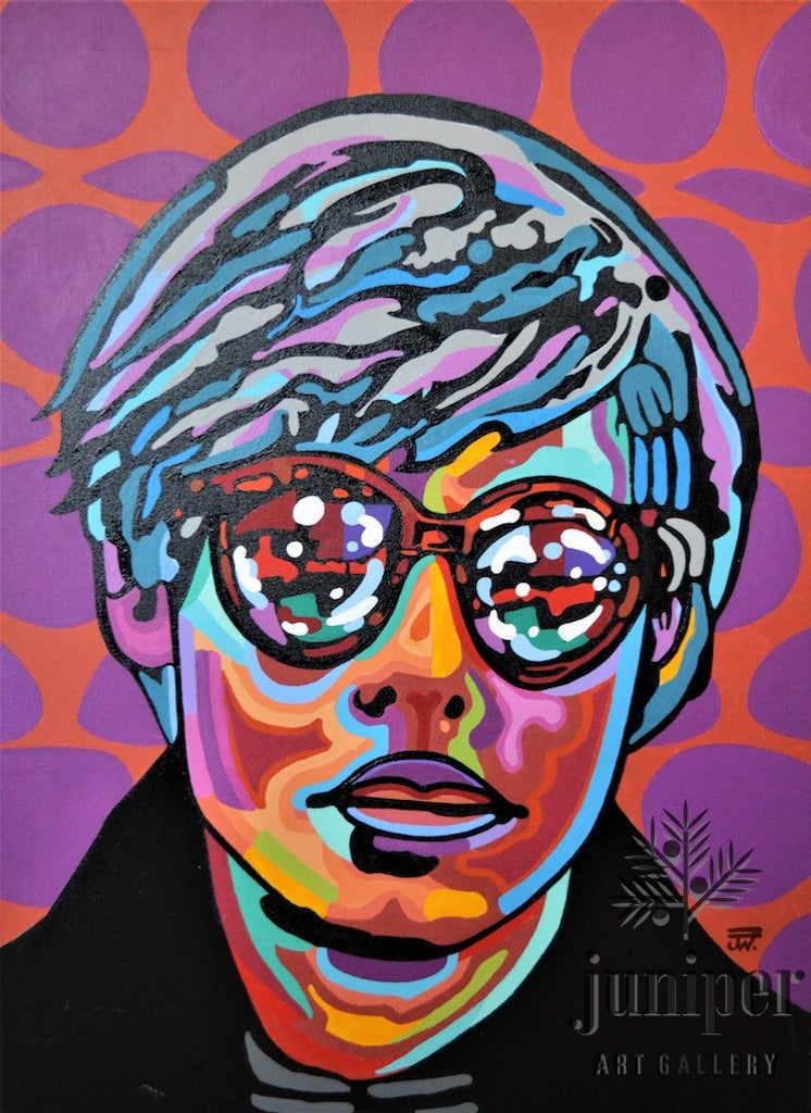 Electric Andy, Andy Warhol (2009) by Joel Washington – Juniper Art
